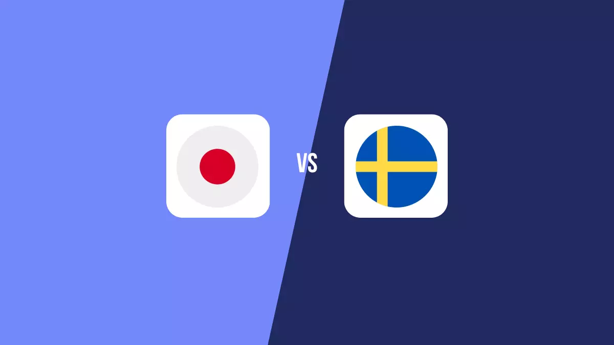 Japón vs Suecia