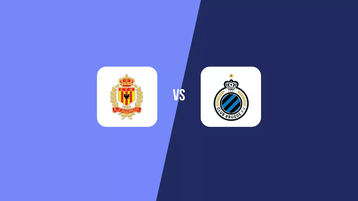 Pronóstico KV Mechelen vs Brujas
