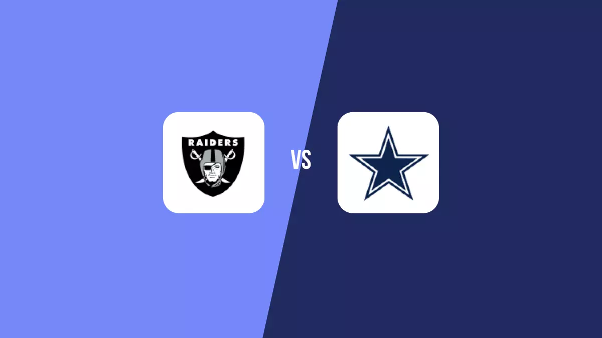 Las Vegas Raiders vs Dallas Cowboys: Pronóstico, Cuotas y Apuestas - NFL