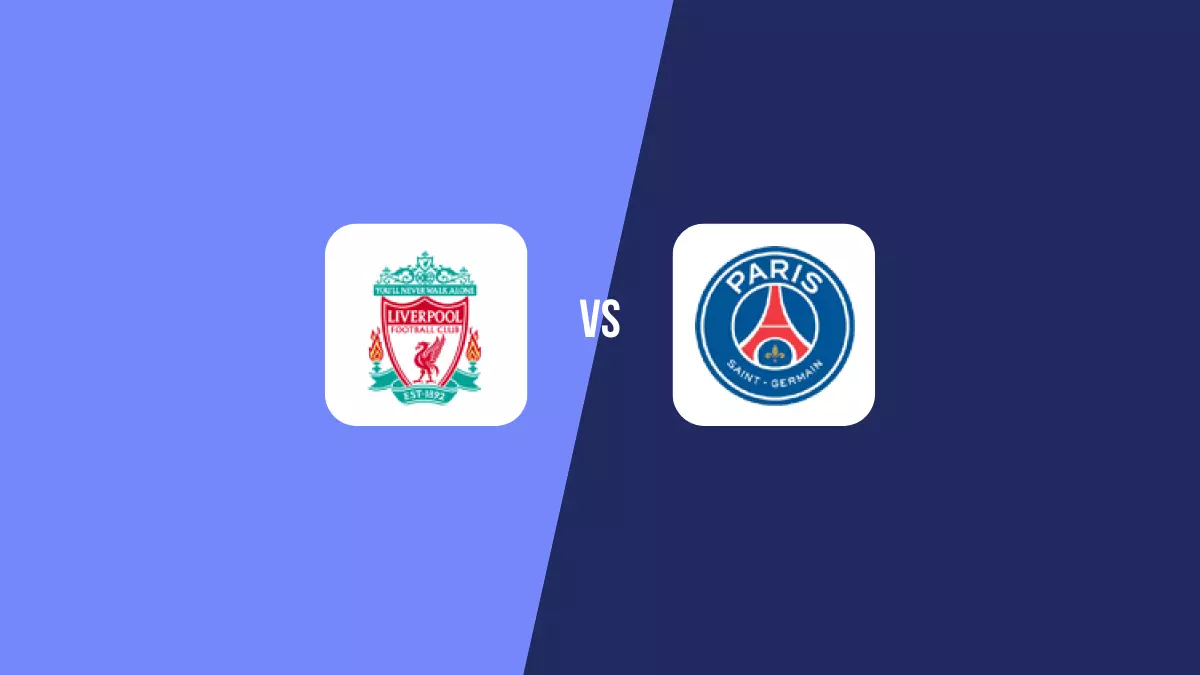 Liverpool vs PSG: Pronóstico, Cuotas y Apuestas - Champions League