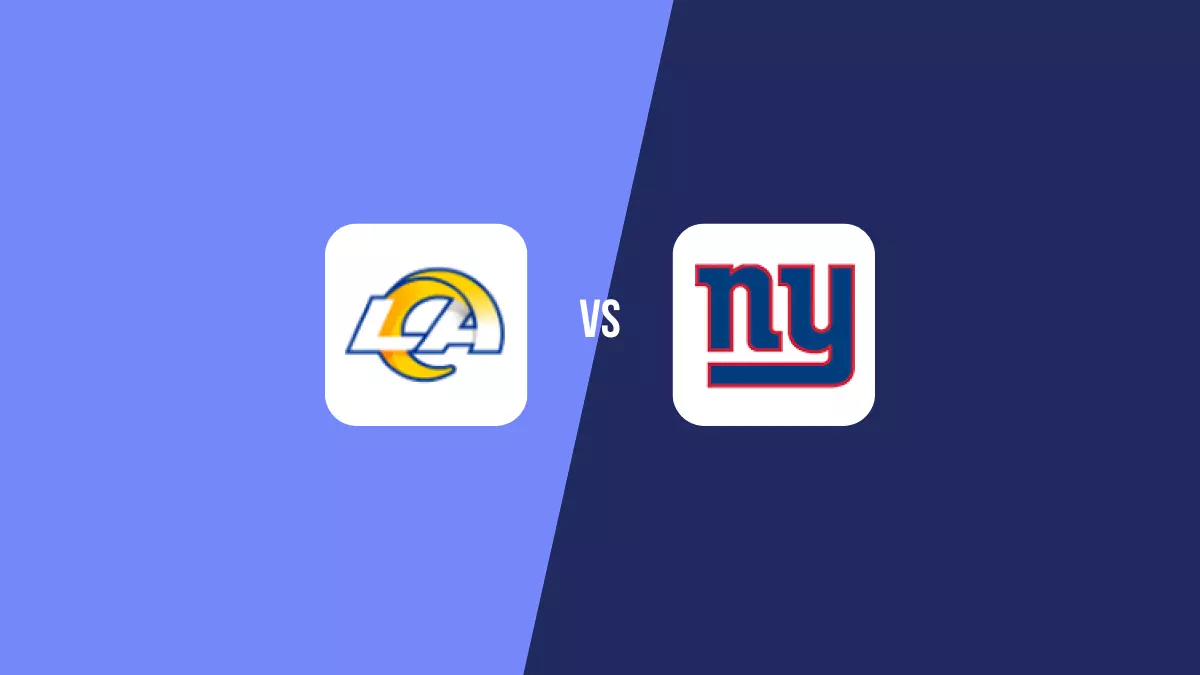Pronóstico Los Angeles Rams vs New York Giants