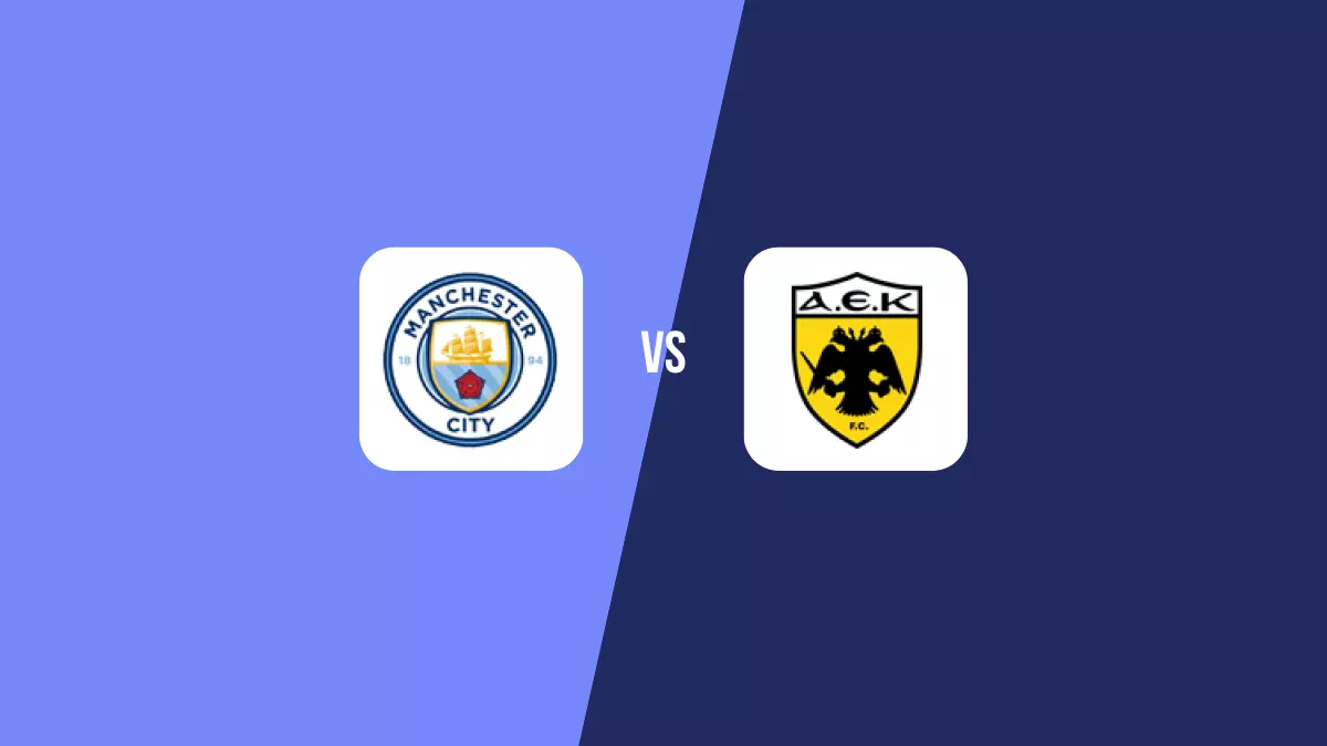 Pronóstico Manchester City vs AEK Atenas
