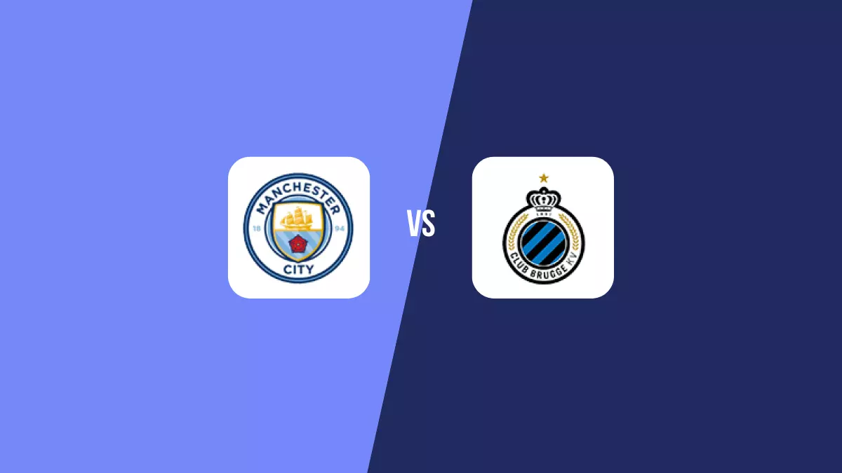 Manchester City vs Brujas: Pronóstico, Previa y Apuestas - Champions League