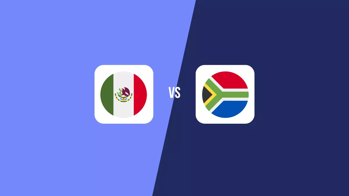 Pronóstico México vs Sudáfrica