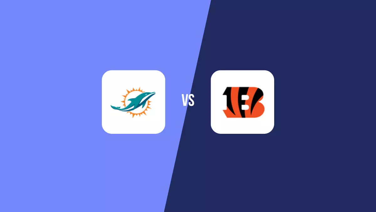 Pronóstico Miami Dolphins vs Cincinnati Bengals