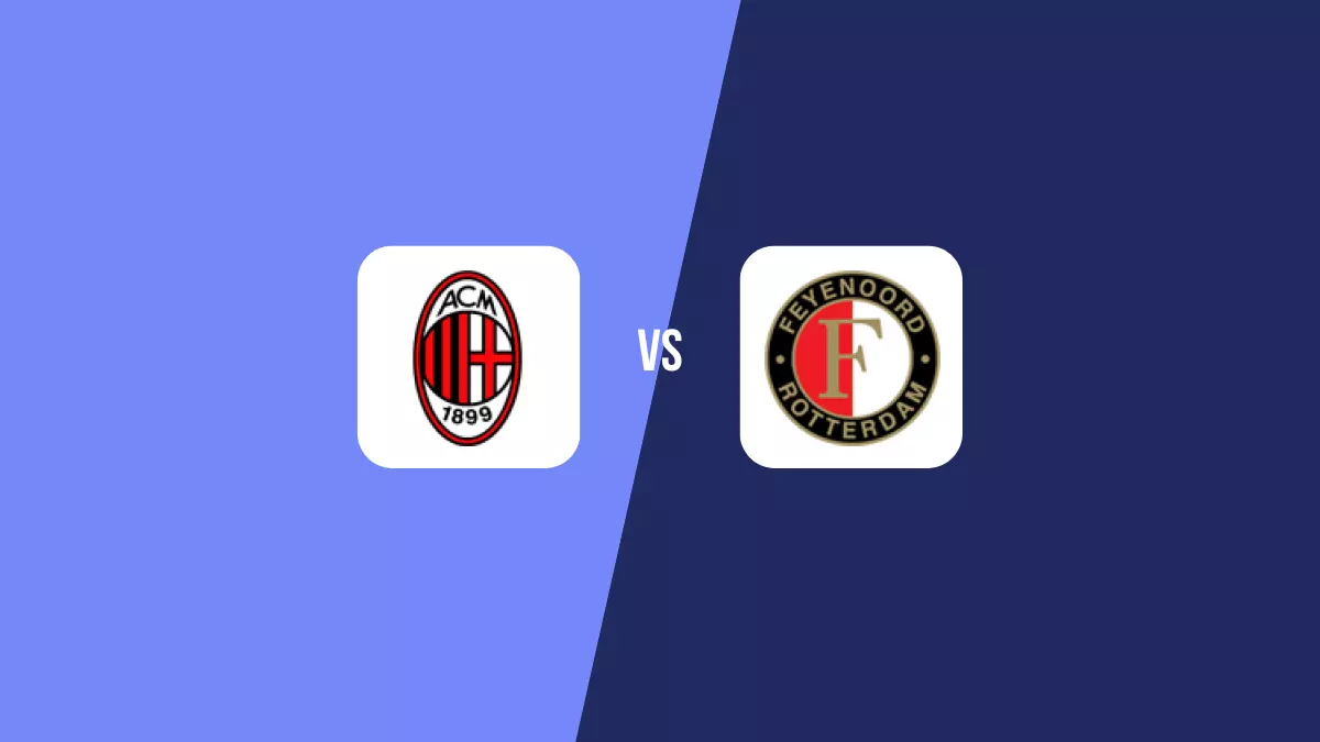 Milan vs Feyenoord: Pronóstico, Cuotas y Apuestas - Champions League