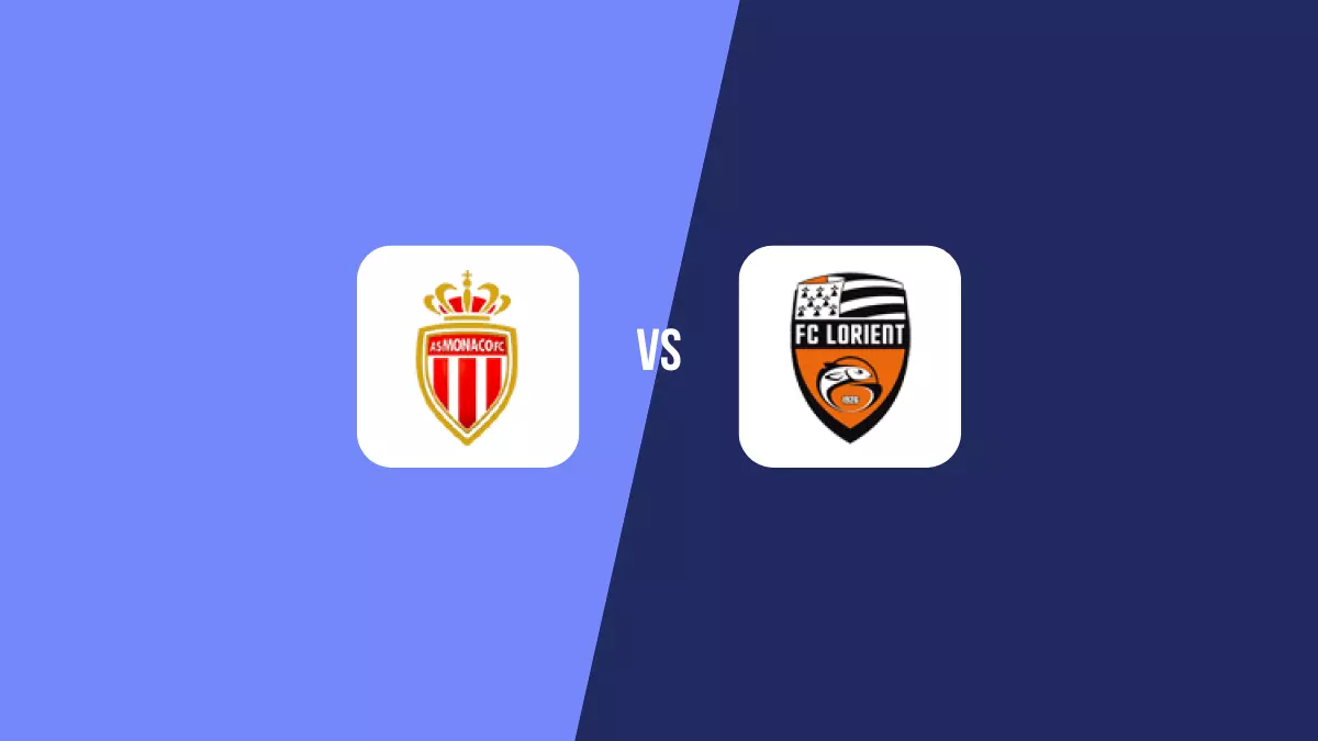 Mónaco vs Lorient: Pronóstico, Cuotas y Apuestas - Ligue 1