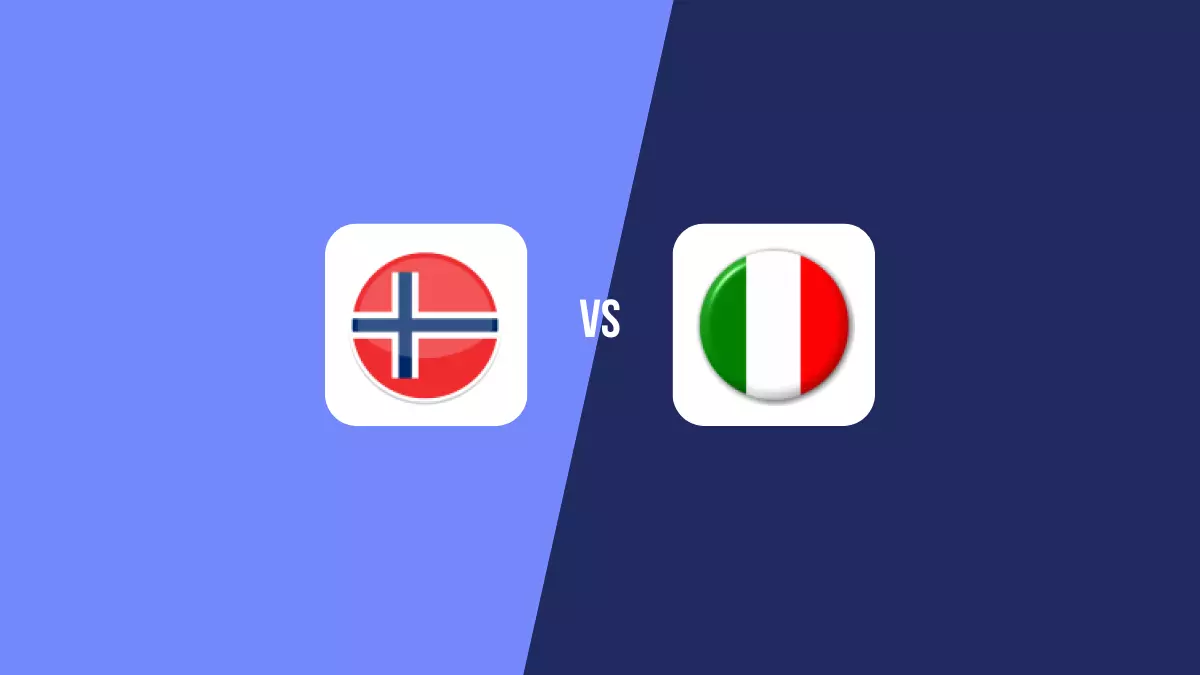 Noruega Femenino vs Italia Femenino