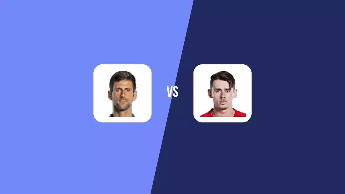 Pronóstico Novak Djokovic vs Álex de Miñaur