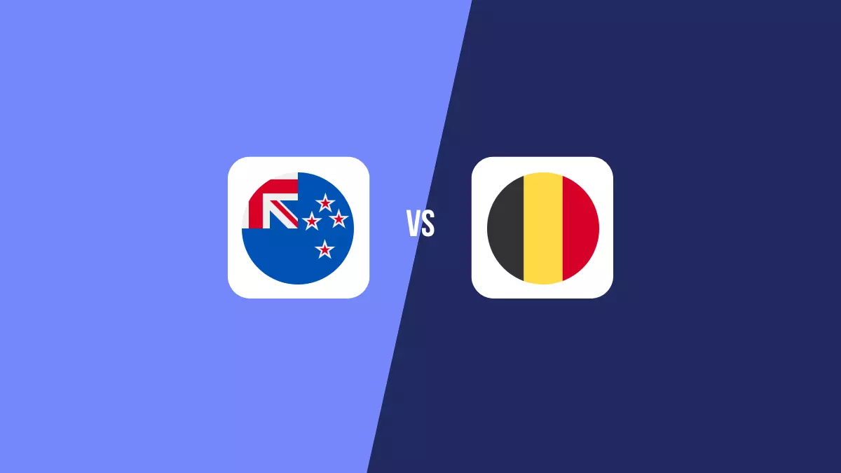 Nueva Zelanda vs Bélgica