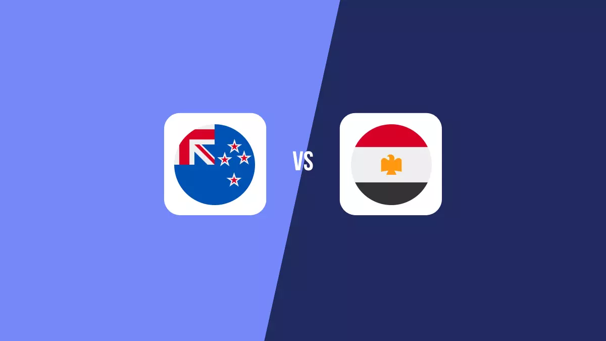 Nueva Zelanda vs Egipto