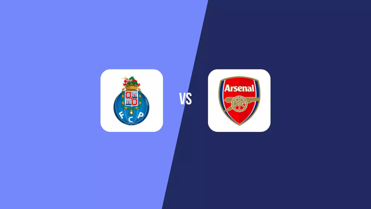 Pronóstico Oporto vs Arsenal de Champions League | 21/02/2024