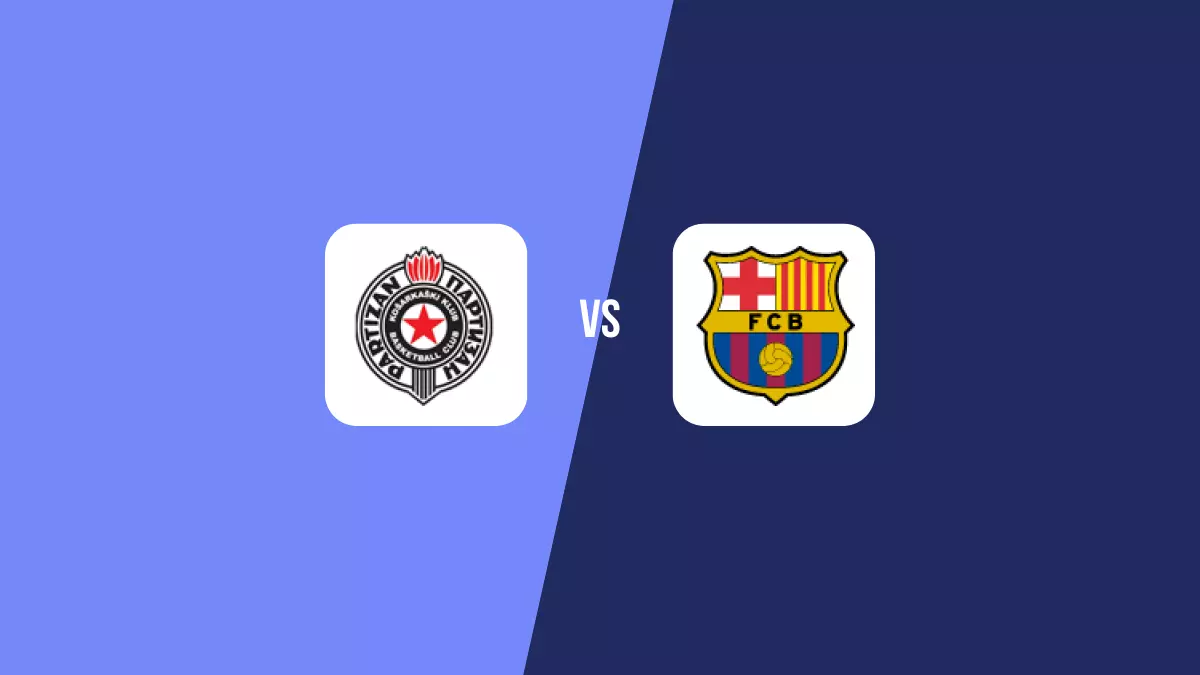 Pronóstico Partizan vs Barcelona de Euroliga | 13/11/2024