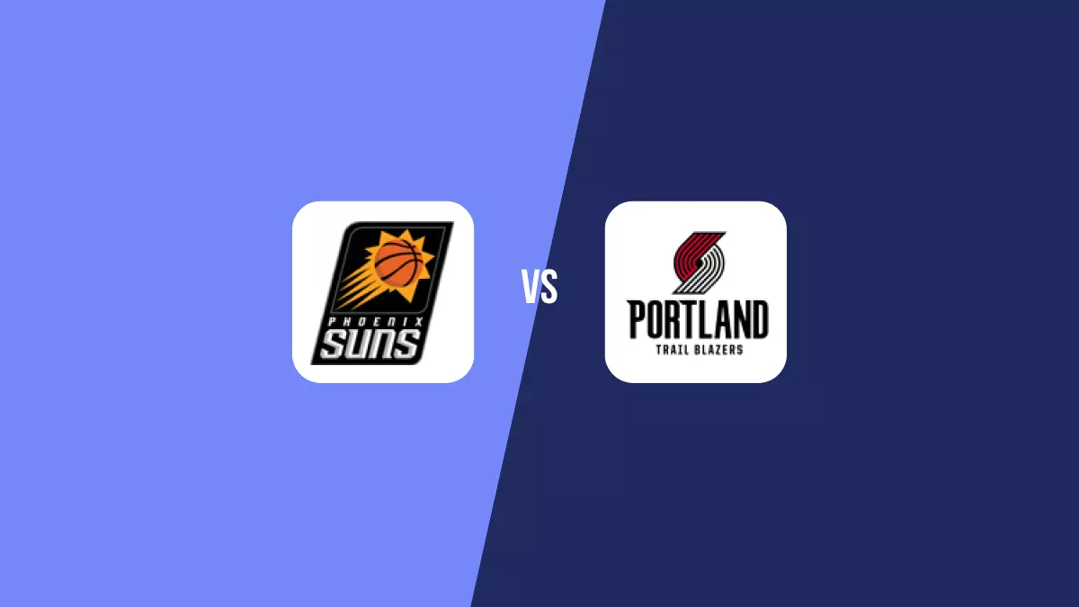 Phoenix Suns vs Portland Trail Blazers