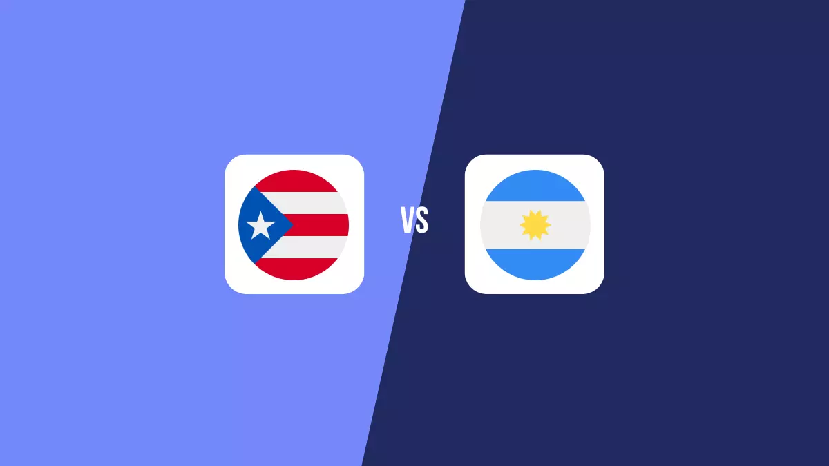 Pronóstico Puerto Rico vs Argentina