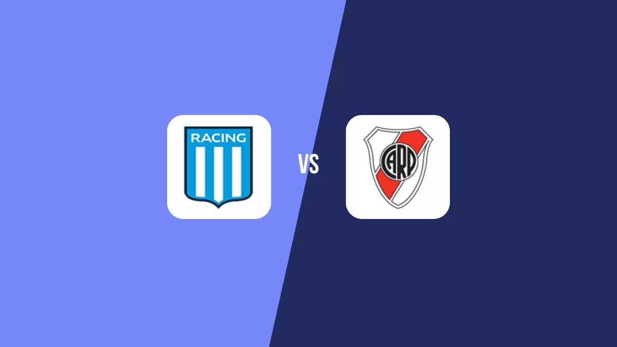 Pronóstico Racing Club vs River Plate de Liga Profesional | 15/12/2024