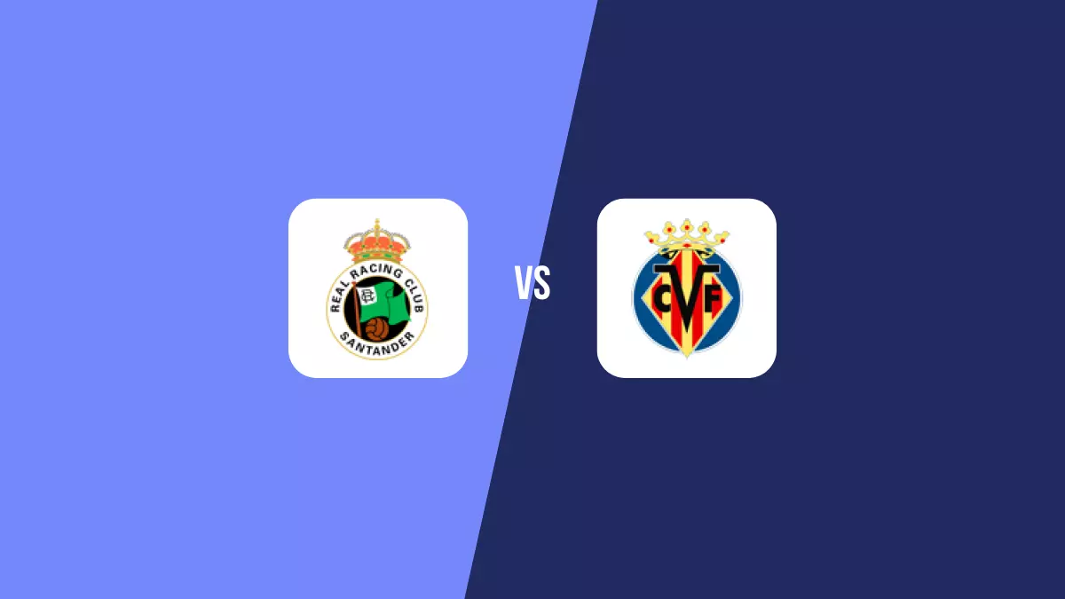 Racing Santander vs Villarreal