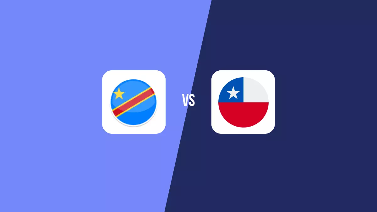 Pronóstico RD Congo vs Chile
