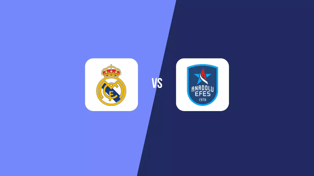 Pronóstico Real Madrid vs Anadolu Efes