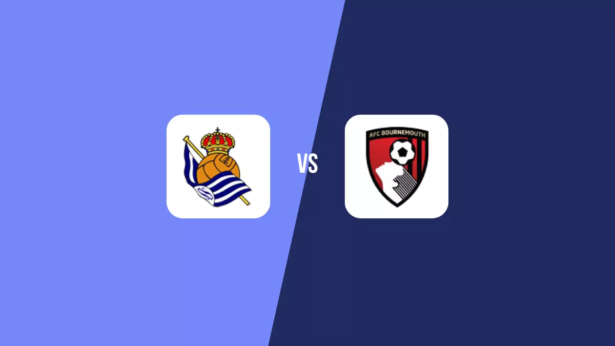 Real Sociedad vs Bournemouth