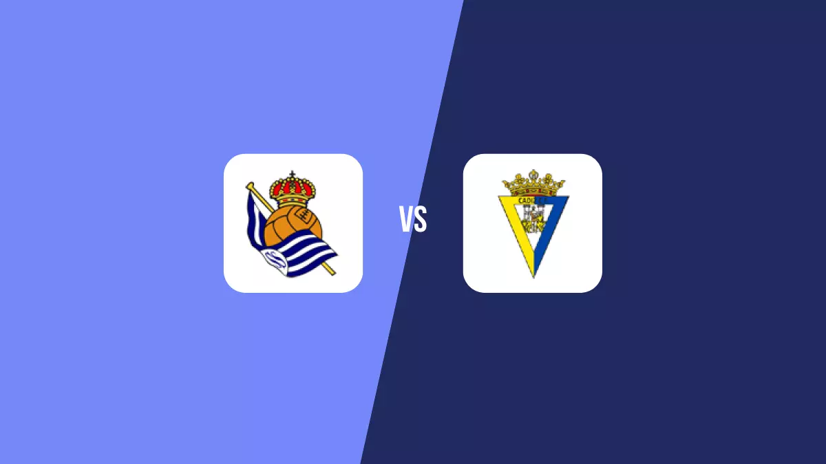 Pronóstico Real Sociedad vs Cádiz de Primera División | 15/03/2024