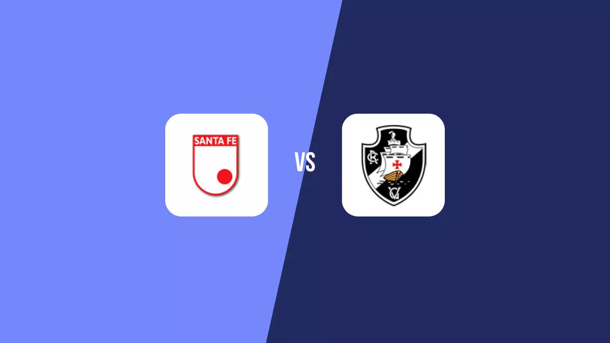 Santa Fe vs Vasco da Gama: Pronóstico, Cuotas y Apuestas - Copa Sudamericana