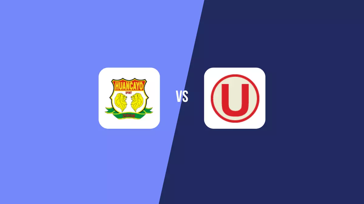 Pronóstico Sport Huancayo vs Universitario de Primera División | 11/08/2024