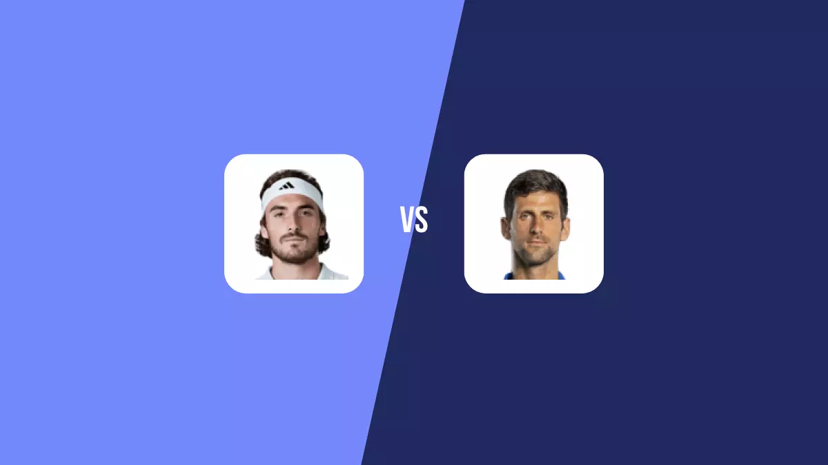 Stefanos Tsitsipas vs Novak Djokovic