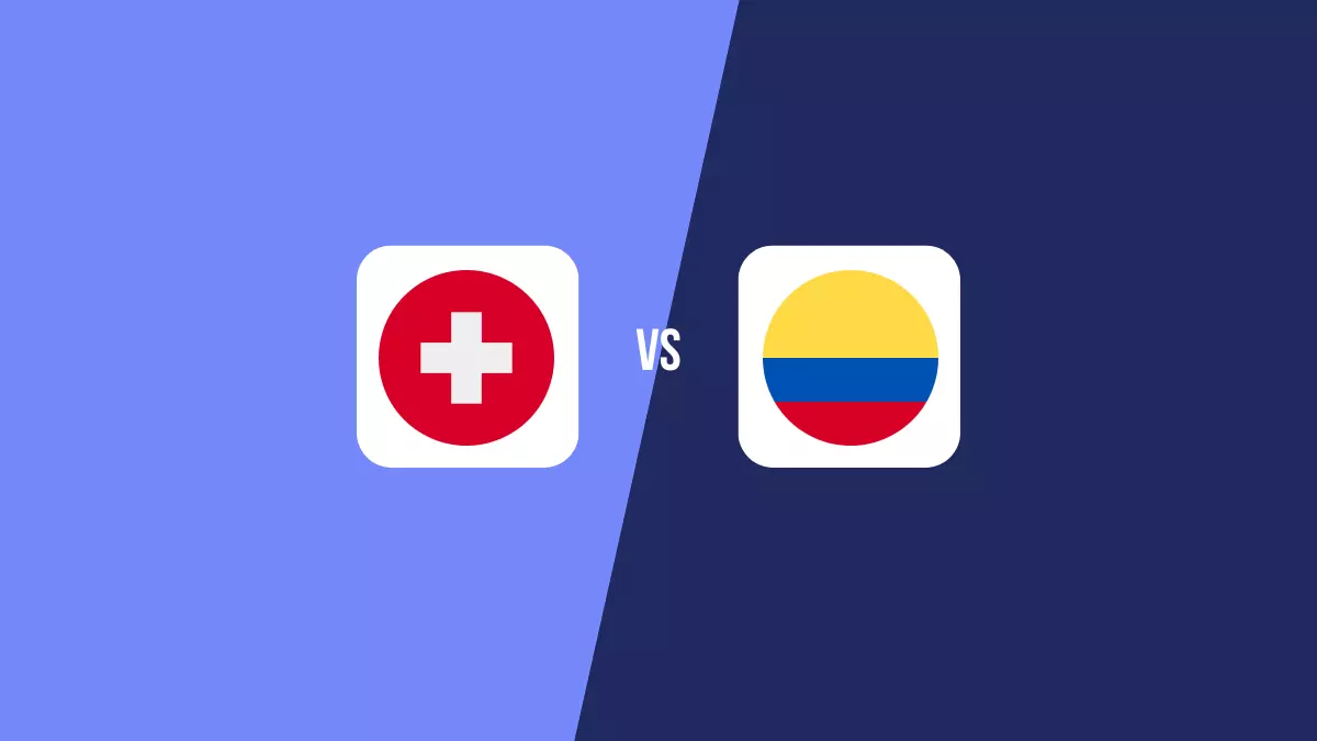 Suiza vs Colombia
