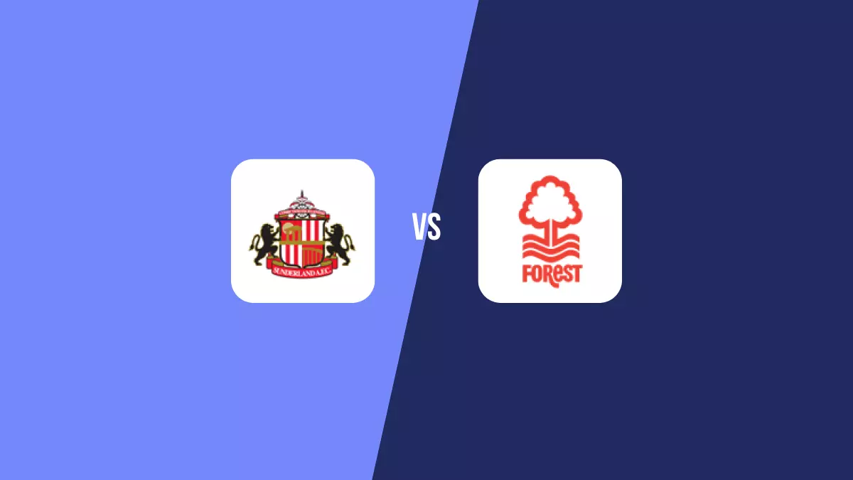Sunderland AFC vs Nottingham Forest