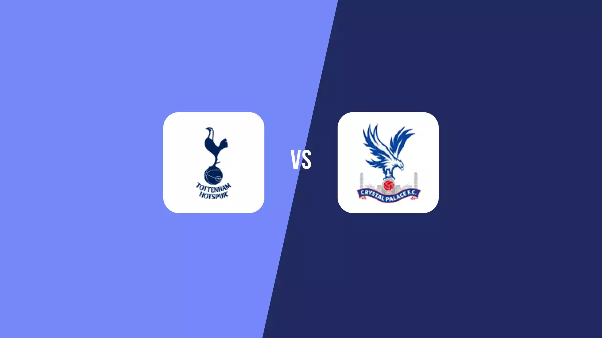 Tottenham vs Crystal Palace: Pronóstico, Cuotas y Apuestas - Premier League