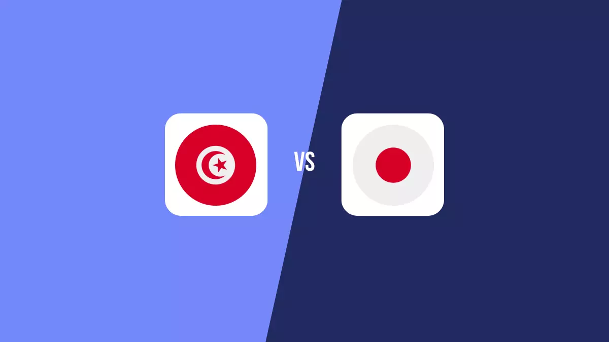 Túnez vs Japón