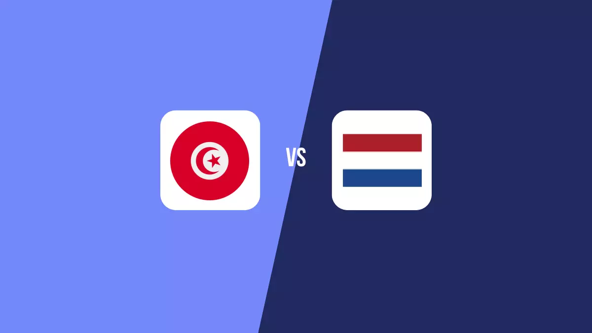 Túnez vs Países Bajos