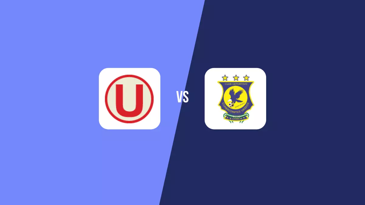Pronóstico Universitario vs Comerciantes Unidos de Primera División | 28/04/2024