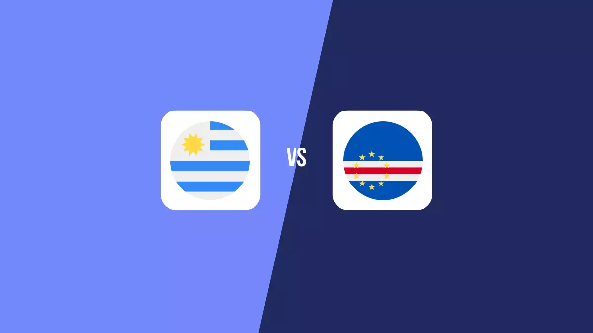 Pronóstico Uruguay vs Cabo Verde