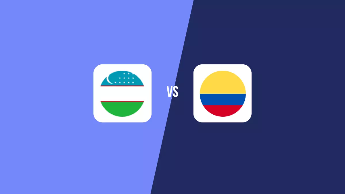 Uzbekistán vs Colombia