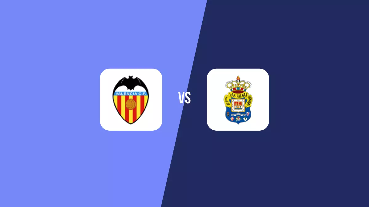 Pronóstico Valencia vs Las Palmas de Primera División | 21/10/2024